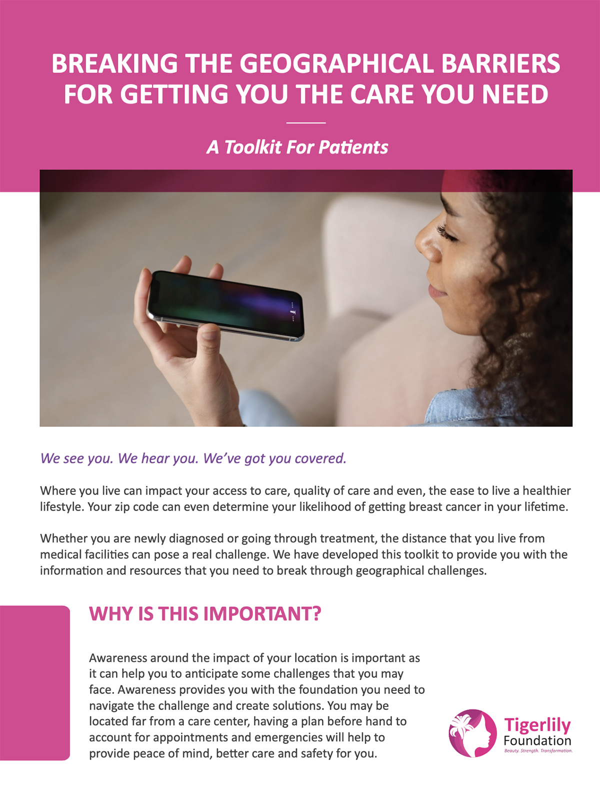 BARRIER TOOLKITS BARRIER TOOLKITS